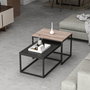 Aucune Mesa de centro LEKA Rectangular Antracita